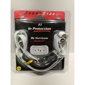 Sport Star RX Hurricane Chin Guard Youth S-M Black Gel Chin Cushion